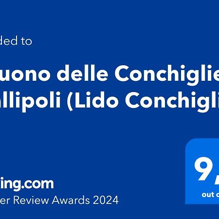 Il Suono Delle Conchiglie - Lido Conchiglie Галиполи Екстериор снимка