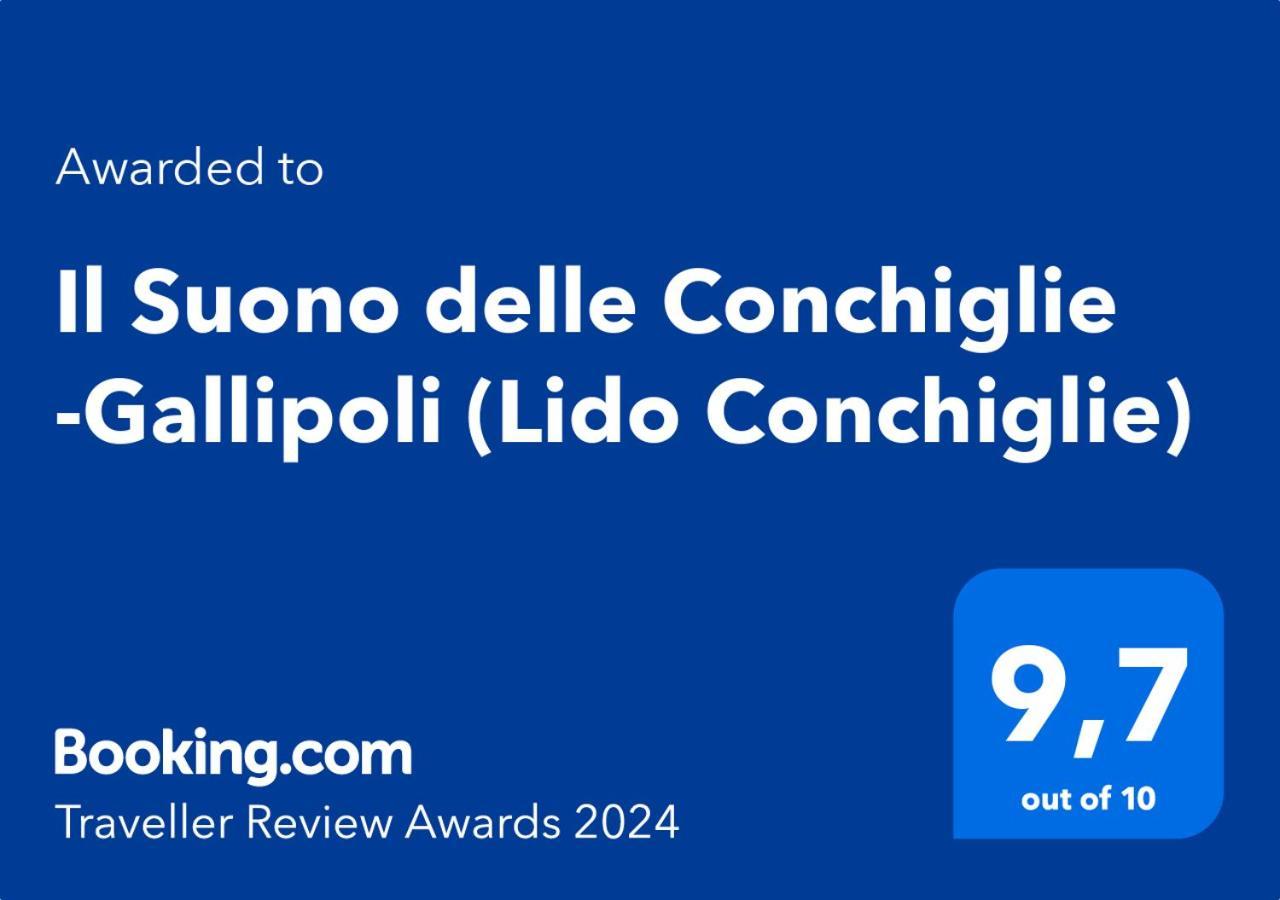 Il Suono Delle Conchiglie - Lido Conchiglie Галиполи Екстериор снимка